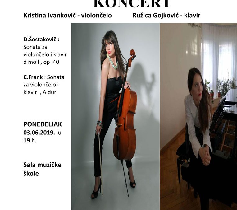 Koncert Kristine Ivanković i Ružice Gojković